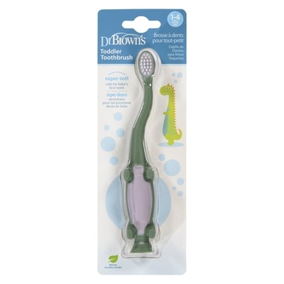 Dr Brown's Dinosaur Toddler Toothbrush  1 ea, $6.49/1ea