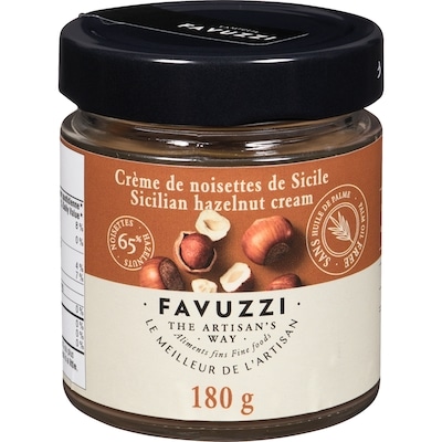 Favuzzi Crème de noisettes de sicile 180 g, 9,44 $/100g