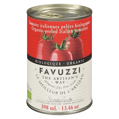 Favuzzi Tomates Italiennes Pelées Biologiques 398 ml, 876,88 $/100ml