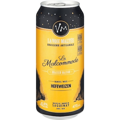null Brassin Maison Beer La Malcommode White Hefeweizen (ID required at pick-up) 473 ml, $0.95/100ml
