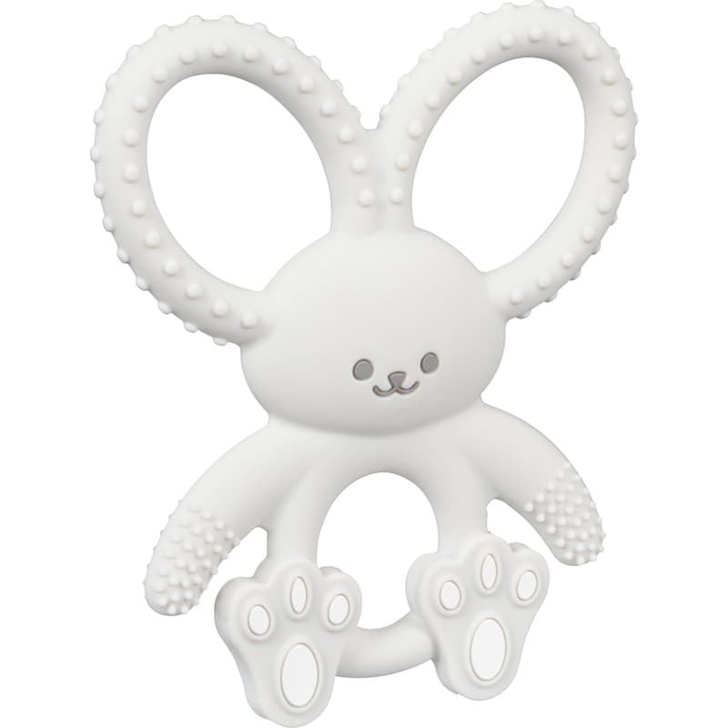 Bunny Long Limbed Teether Grey