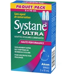 Systane Gouttes ophtalmiques ultra lubrifiantes sans conservateur 20 ml, 144,95 $/100ml