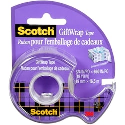 Gift-Wrap Tape, 3/4 in x 650 in