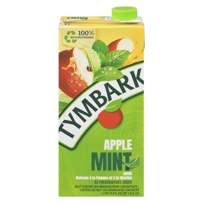Tymbark Apple Mint Drink 1 l, $0.30/100ml