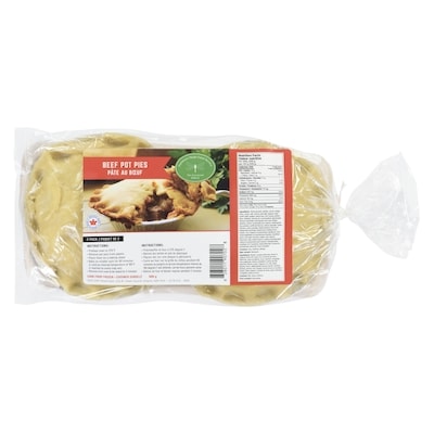 The European Bakery Beef Pot Pies 2-Pack 690 g, $1.59/100g