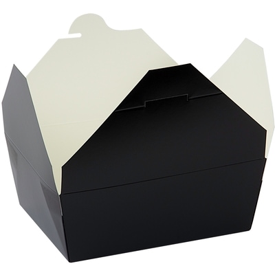 null C.E. Elite Black Takeout PE Box #8 (15.2 X 11.8 X 6.2cm) 50 ea, $0.46/1ea