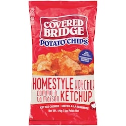Covered Bridge Croustilles de pommes de terre comme à la maison ketchup 170 g, 2,64 $/100g