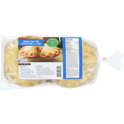 The European Bakery Mamma'S Meals Food Service Turkey Pot Pies 2-Pack 690 g, $1.59/100g