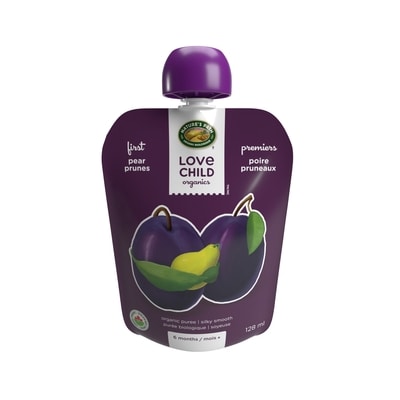 Love Child Organics Organic Pear/Prunes Puree 128 ml, $1.79/100ml