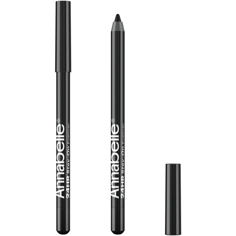 24hr Stay-On Waterproof & Smudge-Proof Eyeliner Black