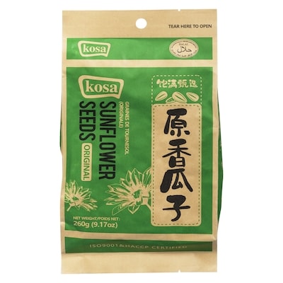Kosa Graines de tournesol saveur originale 260 g, 1,15 $/100g