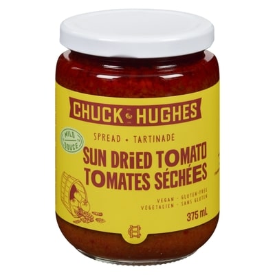 Chuck Hughes Spread Sun Dried Tomato Mild 375 ml, $2.08/100ml