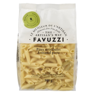 Favuzzi Pâtes artisanales penne 500 g, 1,20 $/100g