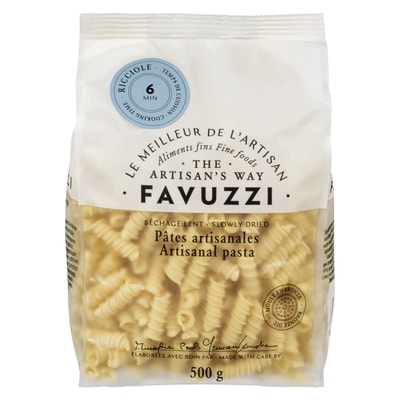 Favuzzi Pâtes artisanales ricciole 500 g, 1,20 $/100g