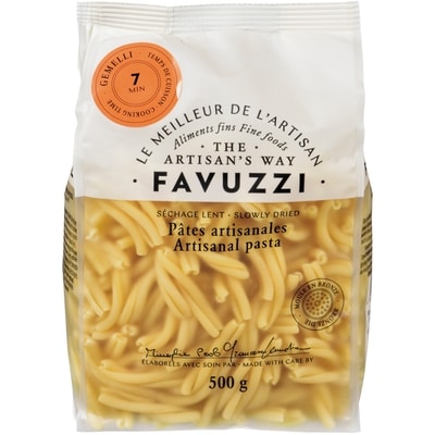 Favuzzi Pâtes artisanales gemelli 500 g, 1,20 $/100g