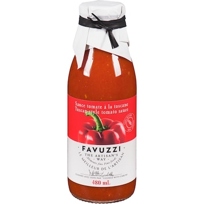Favuzzi Sauce tomate à la toscane 480 ml, 1,77 $/100ml