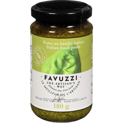 Favuzzi Pesto au basilic italien 180 g, 6,38 $/100g