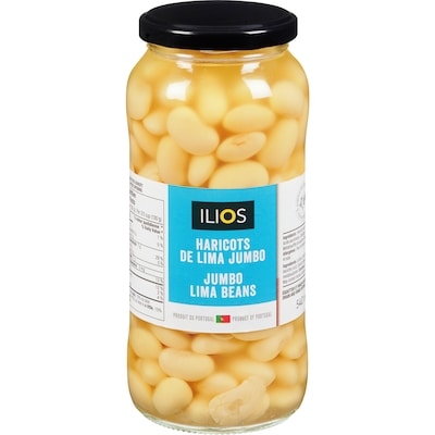 Ilios Haricots De Lima Jumbo 540 ml, 0,55 $/100ml