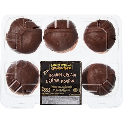 Farmer's Market Boston Cream Mini Doughnuts 288 g, $1.39/100g