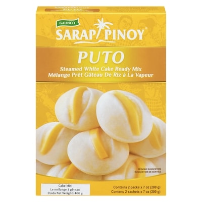 Sarap Pinoy Steamed White Cake Ready Mix Puto 400 g, $0.95/100g