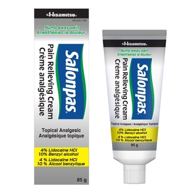 SalonPas Pain Relieving Cream 85 g, $21.16/100g