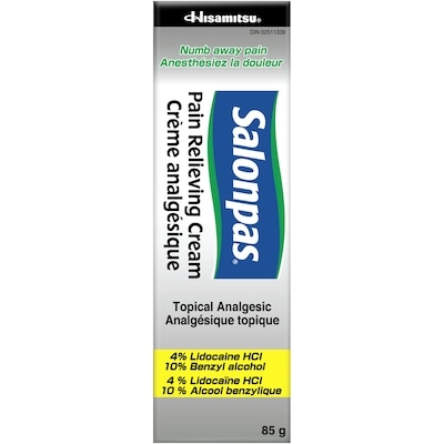 SalonPas Pain Relieving Cream 85 g, $22.34/100g