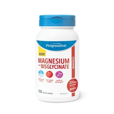 Progressive Magnesium with Bisglycinate Capsules 120 ea, $0.32/1ea
