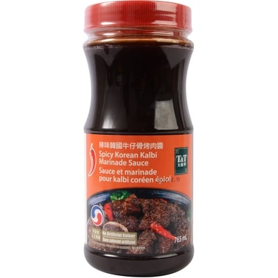 T&T Korean Kalbi Marinade Sauce, Spicy  765 ml, $0.72/100ml