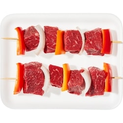 null Plain Top Sirloin Beef Kebabs (2pk) $38.54/1kg $17.49/1lb