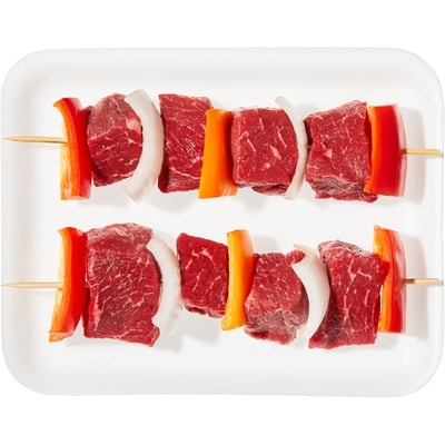 null Brochettes de haut de surlonge de bœuf nature (emballage de 2) 39,66 $/1kg 17,99 $/1lb