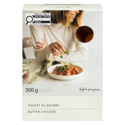 3 Fois Par Jour Butter Chicken 300 g, $3.66/100g