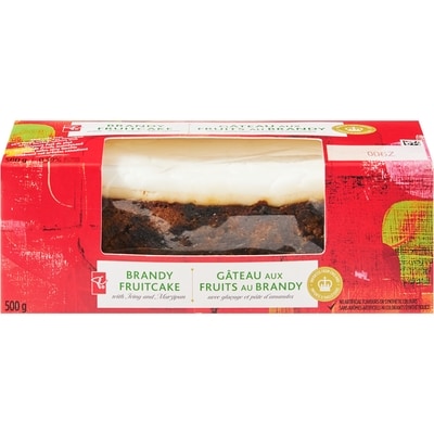 le Choix du Président Gâteau aux fruits au brandy avec glaçage et pâte d’amandes 500 g, 1,91 $/100g