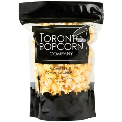 Toronto Popcorn Company Movie Style Popcorn - Small Bag 1 ea, $6.99/1ea