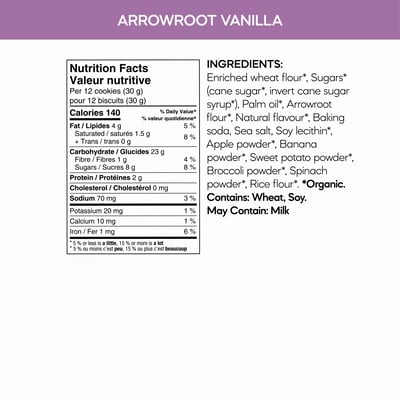 Biscuits arrow-root et vanille Sea Friends