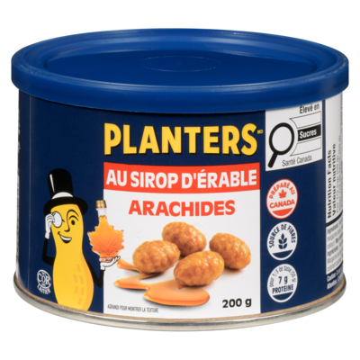 Planters Arachides sirop d'érable 200 g, 2,50 $/100g