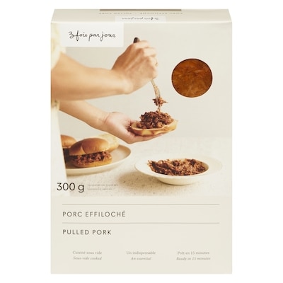 null Porc effiloché 305 g, 2,39 $/100g