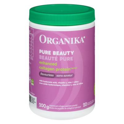 Organika Enhanced collagen beauté pure 200 g, 25,50 $/100g
