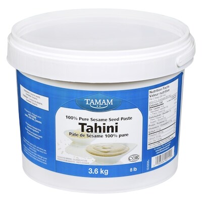 Tamam Pâte de sésame 100% pure tahini 18 kg, 0,66 $/100g