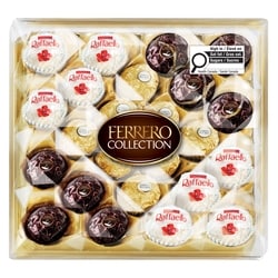 Ferrero Rocher COLLECTION Assortiment de confiseries au chocolat et à la noix de coco, boîte-cadeau de 24 confiseries 259 g, 7,34 $/100g