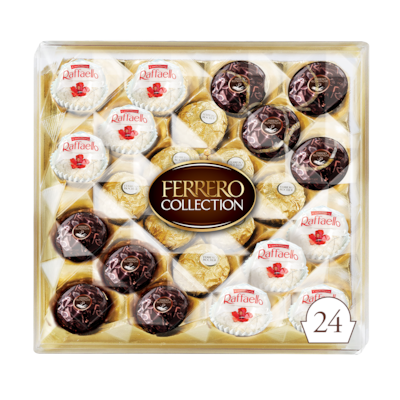 FERRERO ROCHER COLLECTION Boîte-cadeau assortiment de chocolats fins, 24 confiseries 259 g, 7,33 $/100g