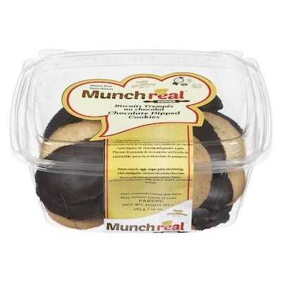 Munch Real Chocolate Dipped Cookies 283 g, $4.24/100g