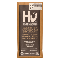 HU Cashew Butter + Pure Vanilla Bean Dark Chocolate 60 g, $11.65/100g