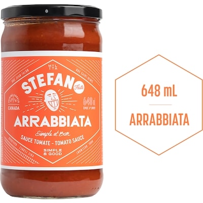 Stefano Faita Sauce tomate pour pâtes arrabbiata  648 ml, 1,31 $/100ml