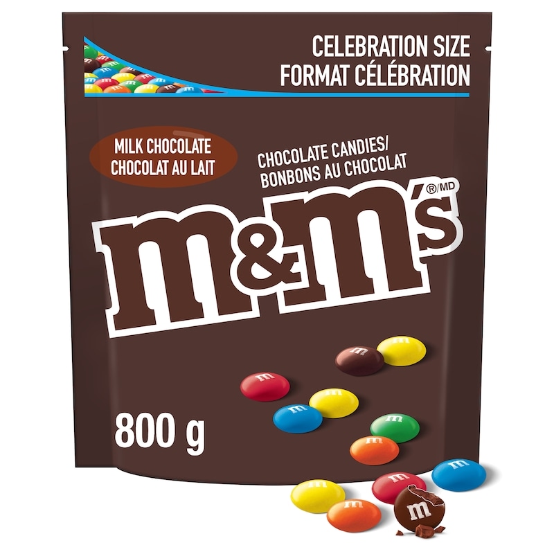 M&M's Milk Chocolate Candies, Pantry Size Share Bag - 800 g | Zehrs