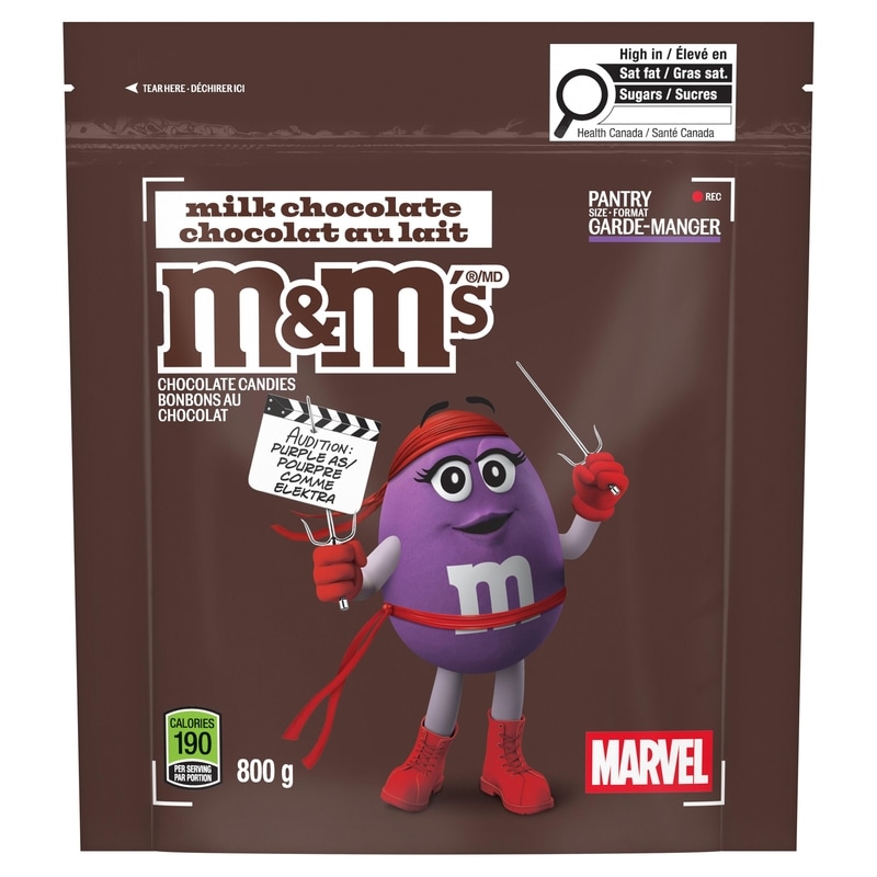 M&M's Marvel Limited Edition, Milk Chocolate Candies, Pantry Size
