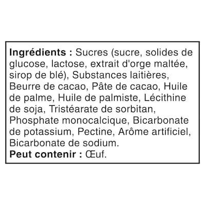 Bouchées au chocolat au lait, format Célébration