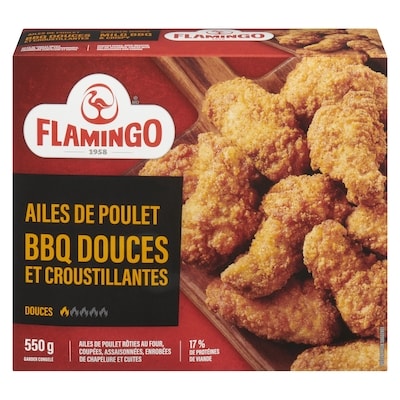 Flamingo Ailes de poulet bbq douces et croustillantes 550 g, 3,09 $/100g