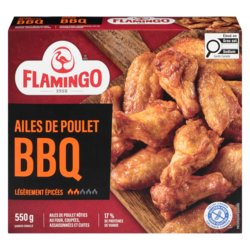 Flamingo Ailes de poulet BBQ Flamingo 550 g, 2,00 $/100g