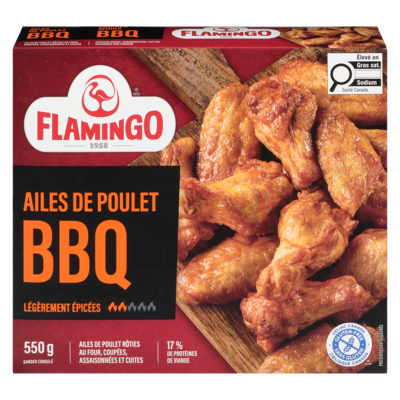 Flamingo Ailes de poulet BBQ Flamingo 550 g, 2,73 $/100g