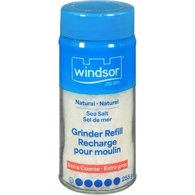Windsor Recharge pour moulin sel de mer extra gros 255 g, 2,35 $/100g